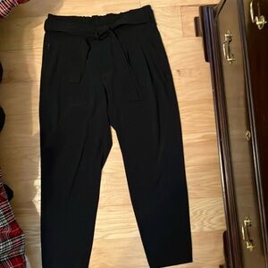 Black Tie-Waist Pants Athleta EUC size 12